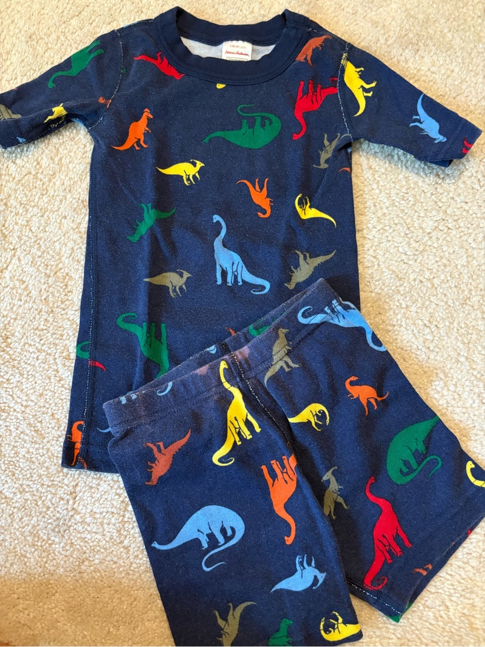 Hanna Andersson Navy Dinosaur Pajamas